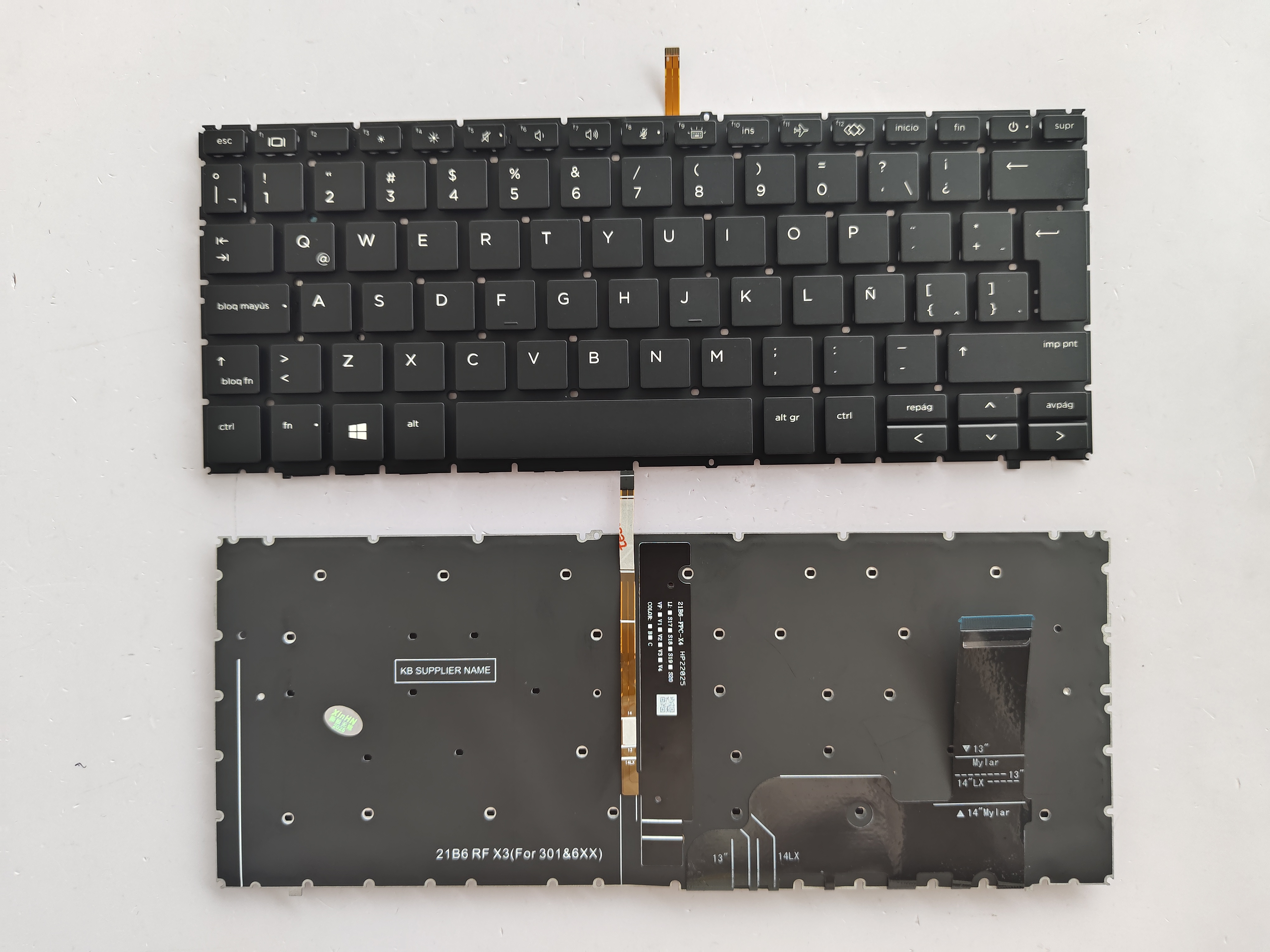 Picture of New Replacement Laptop Keyboard For HP 440G9/840G9/Zbook firefly 14 g9/Zbook 14 g10 BLACK Backlit (OEM) LA Layout